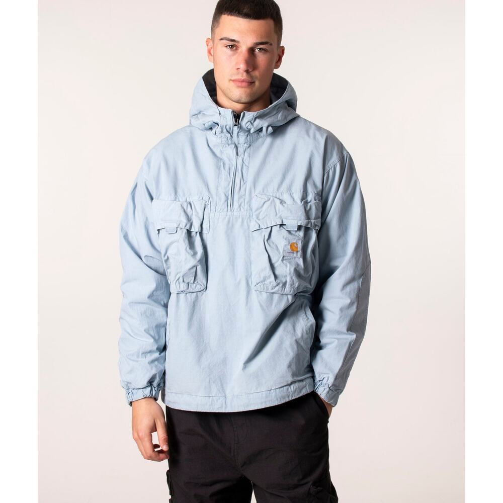 NWT! Carhartt WIP‎ Berm Pullover 0F4GD Frosted Blue, Size: M
